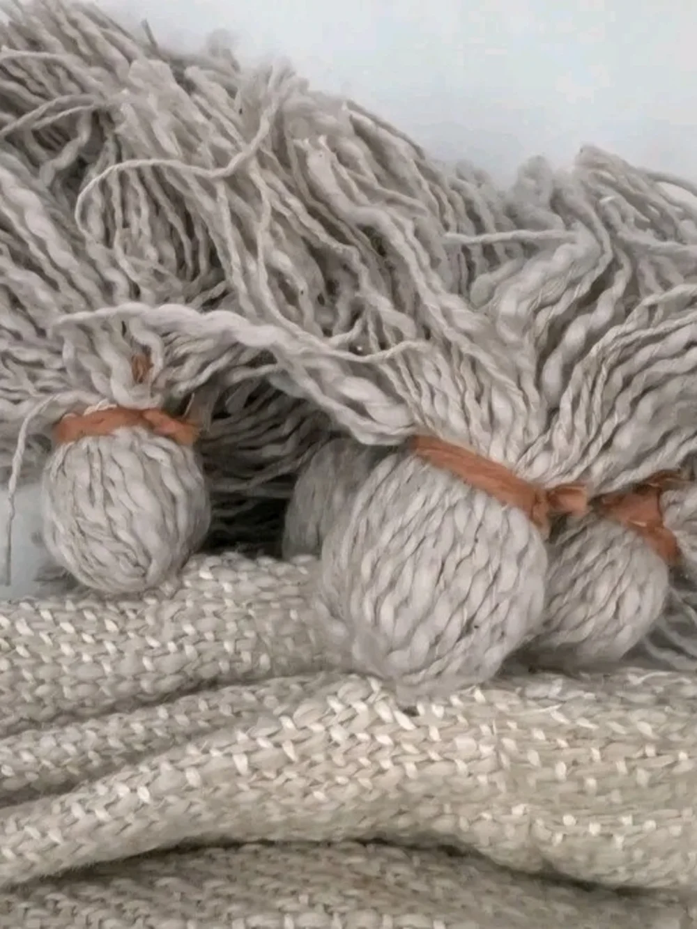 E22- Foreside Hand Woven GalenNeutral Stripe Woven Throw Blanket - Foreside